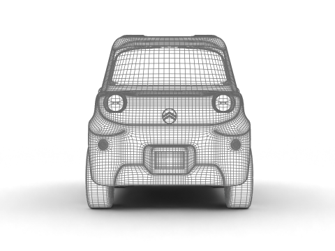 Citroen Ami 2025 3D Модель