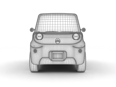 Citroen Ami 2025 3D Модель