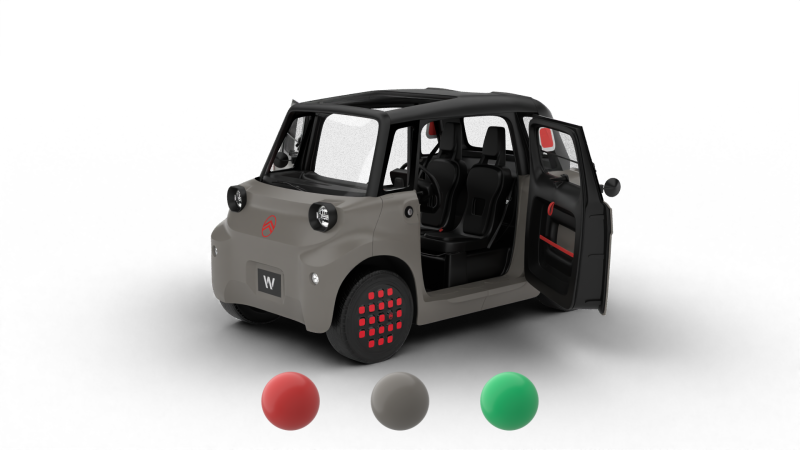 Citroen Ami 2025 HQ 3Dモデル .c4d .max .obj .3ds .fbx .stl .blend 