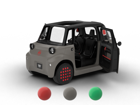 Citroen Ami 2025 HQ Model 3D