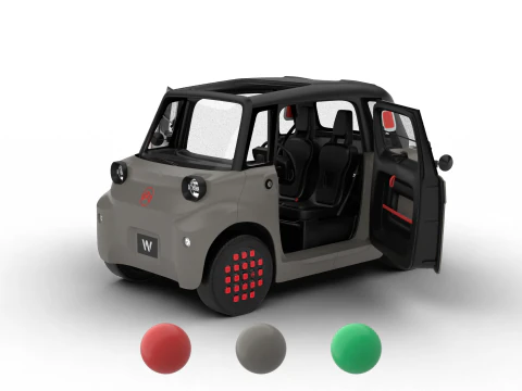 Citroen Ami 2025HQ Modello 3D