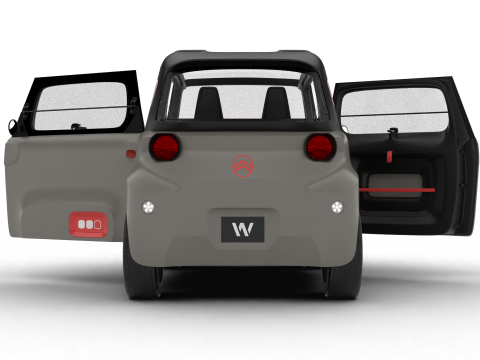 Citroen Ami 2025 HQ 3Dモデル