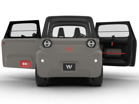 Citroen Ami 2025 HQ 3Dモデル