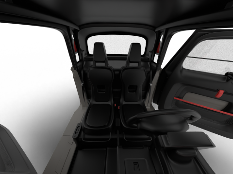 Citroen Ami 2025 HQ 3Dモデル