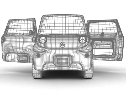 Citro&euml;n Ami 2025 HQ Modelo 3D