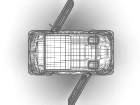 Citroen Ami 2025 HQ 3Dモデル