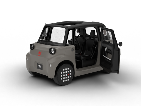 Citroen Ami 2025 HQ 3Dモデル