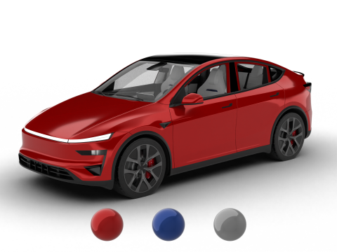 Tesla Model Y Perfomance 2026 3D Модель