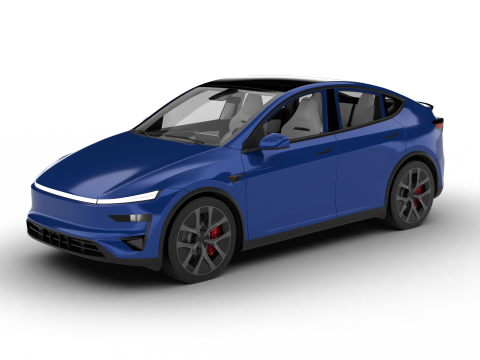 Tesla Model Y Perfomance 2026 3D Model