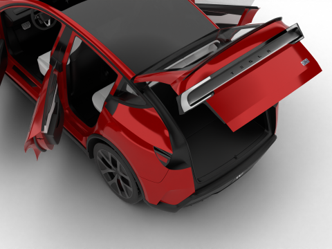 Tesla Model Y Perfomance 2026 HQ 3D Модель