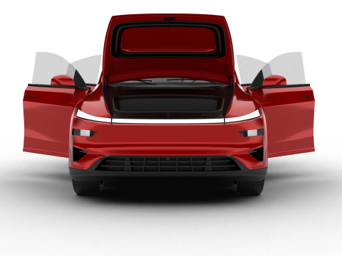 Tesla Model Y Perfomance 2026 HQ 3D Модель