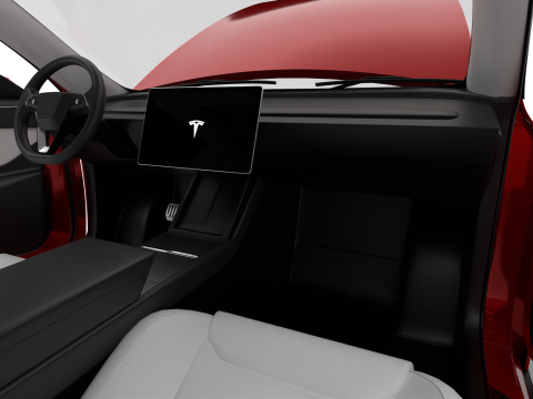 Tesla Model Y Perfomance 2026 HQ 3D Модель