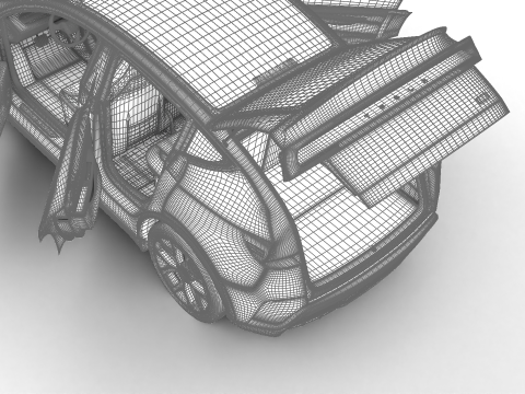 Tesla Model Y Perfomance 2026 HQ 3D Модель