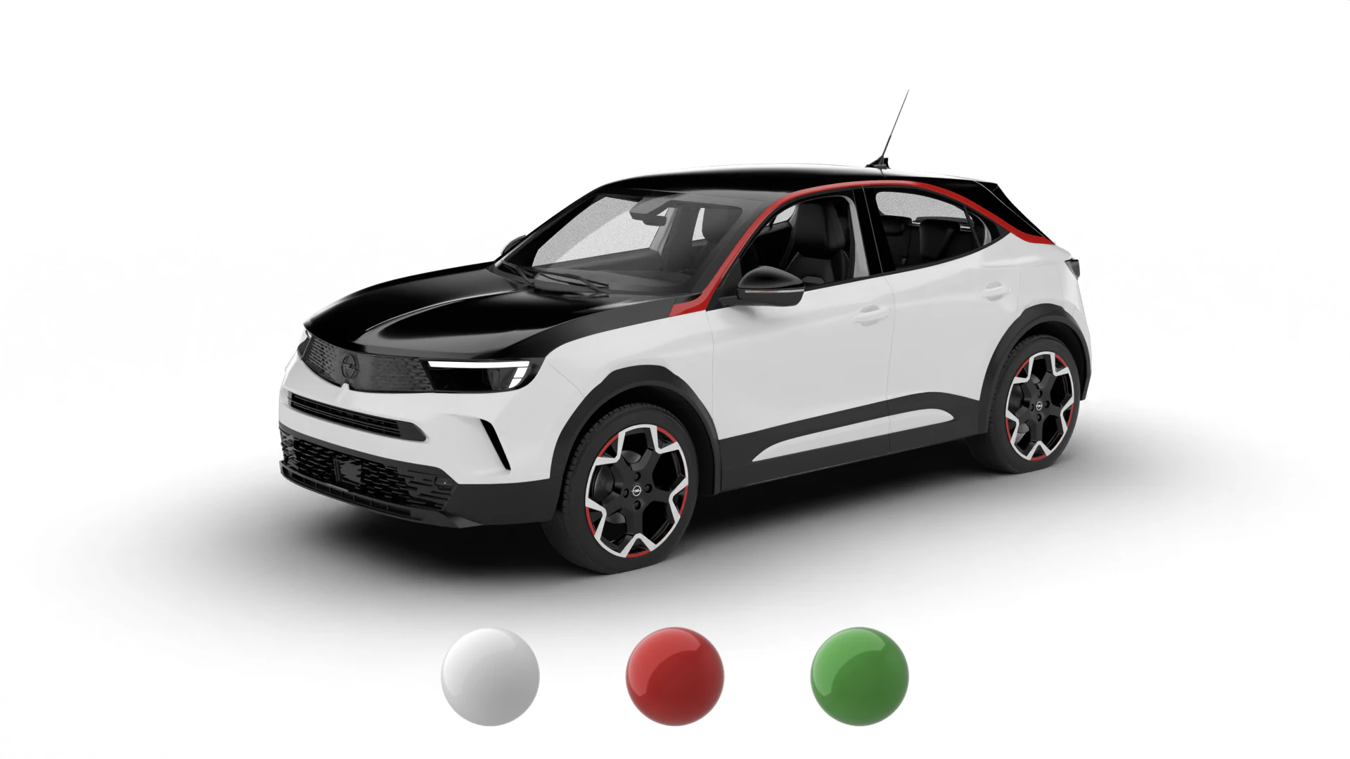 Opel Mokka 2021 3D Model .c4d .max .obj .3ds .fbx .stl .blend