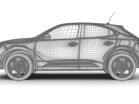 Opel Mokka 2021 3D 모델