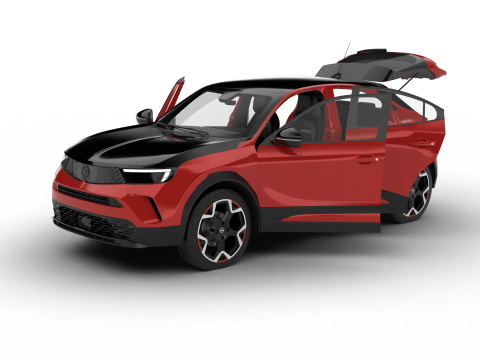 Opel Mokka 2021 HQ 3D मॉडल