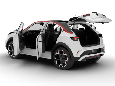 Opel Mokka 2021 HQ 3D मॉडल