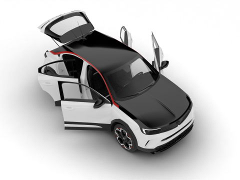 Opel Mokka 2021 HQ 3D मॉडल