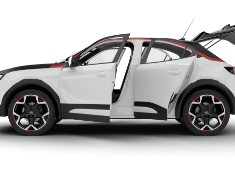 Opel Mokka 2021 HQ 3D मॉडल