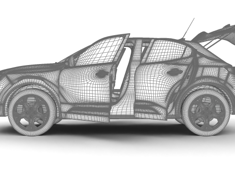 Opel Mokka 2021 HQ 3D मॉडल