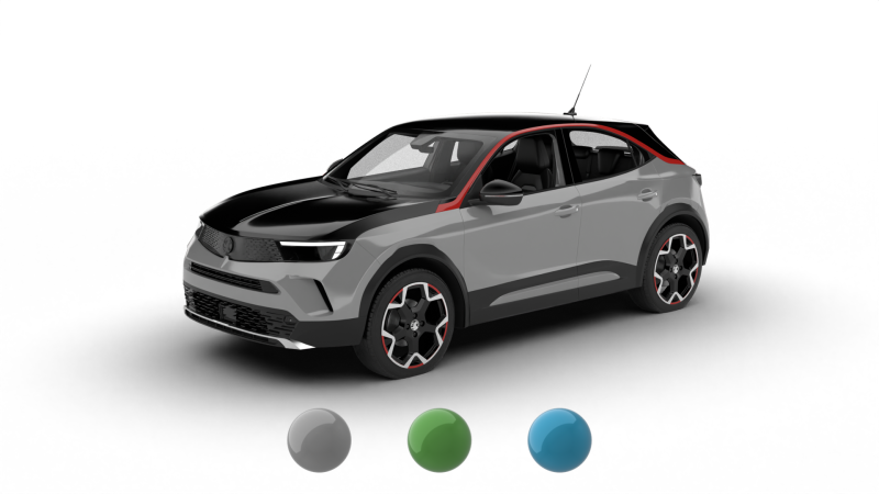 Vauxhall Mokka 2021 3D Model .c4d .max .obj .3ds .fbx .stl .blend 