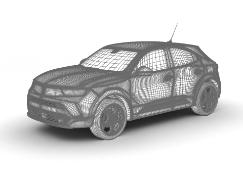 Vauxhall Mokka 2021 3D Model