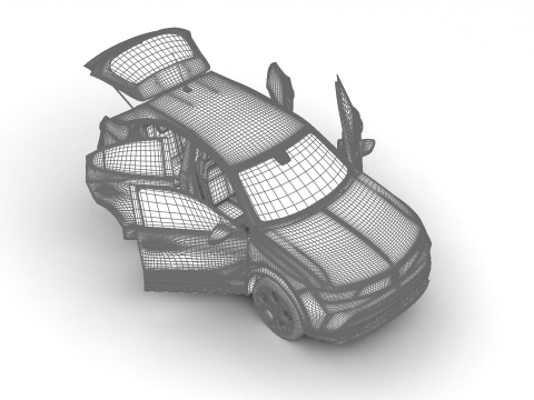 Vauxhall Mokka 2021 HQ Model 3D