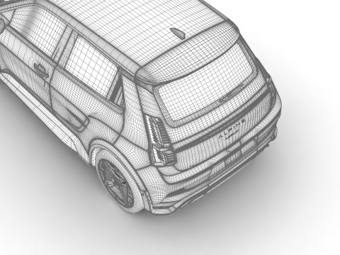 Alpine A290 GT 2025 3D Model