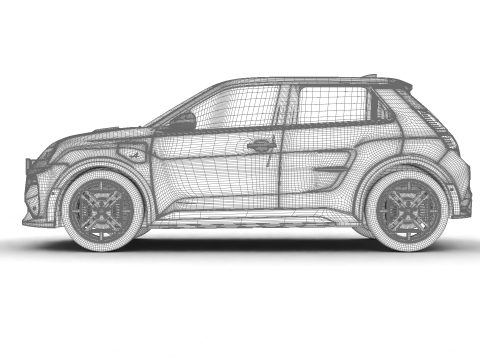 Alpine A290 GT 2025 3D Model