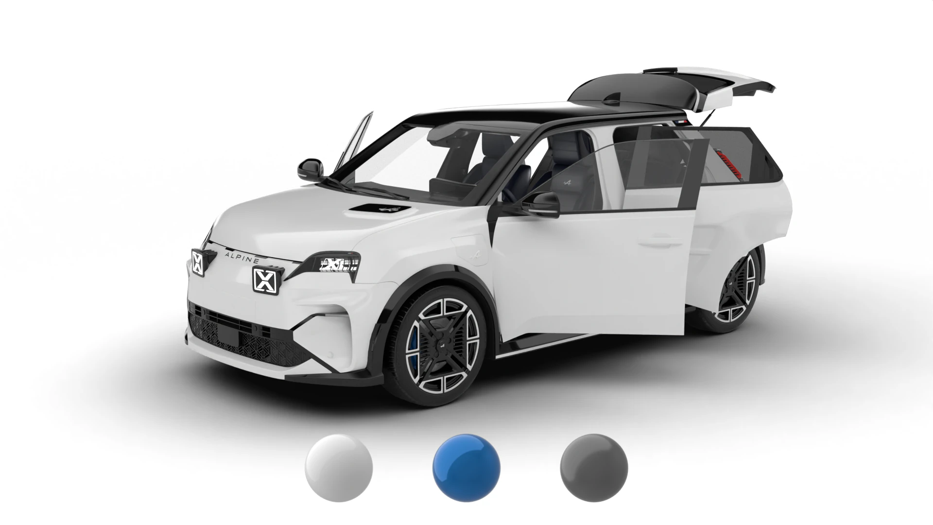 अल्पाइन A290 GT 2025 मुख्यालय 3D मॉडल .c4d .max .obj .3ds .fbx .stl .blend 