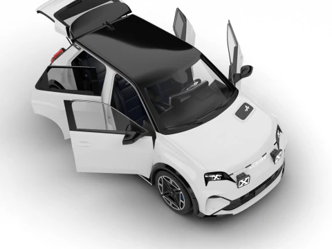 अल्पाइन A290 GT 2025 मुख्यालय 3D मॉडल