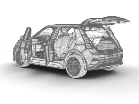 अल्पाइन A290 GT 2025 मुख्यालय 3D मॉडल