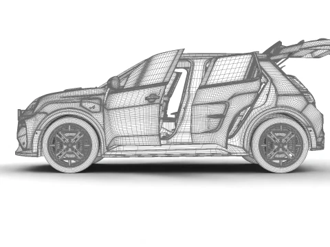 अल्पाइन A290 GT 2025 मुख्यालय 3D मॉडल