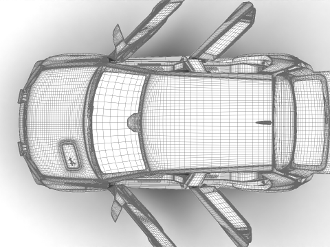 Alpine A290 GT 2025 HQ 3D Модель