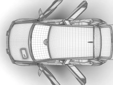 अल्पाइन A290 GT 2025 मुख्यालय 3D मॉडल