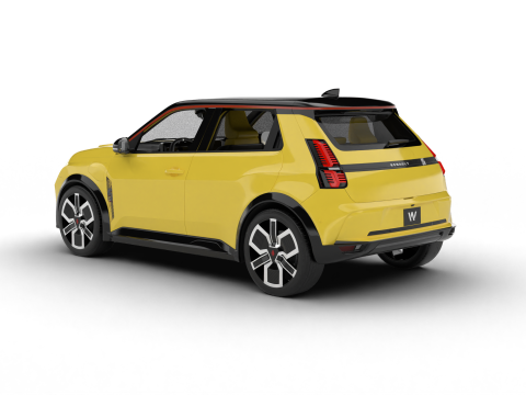 Renault 5 E-Tech 2025 Model 3D