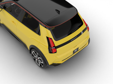 Renault 5 E-Tech 2025 Model 3D