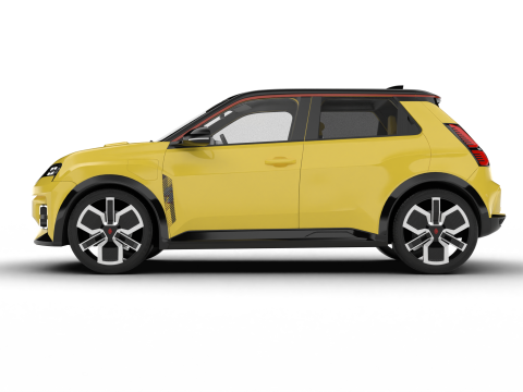 Renault 5 E-Tech 2025 Model 3D
