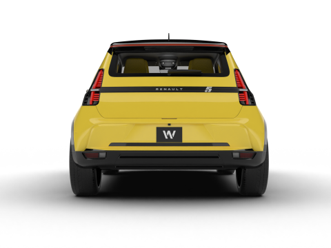 Renault 5 E-Tech 2025 Model 3D
