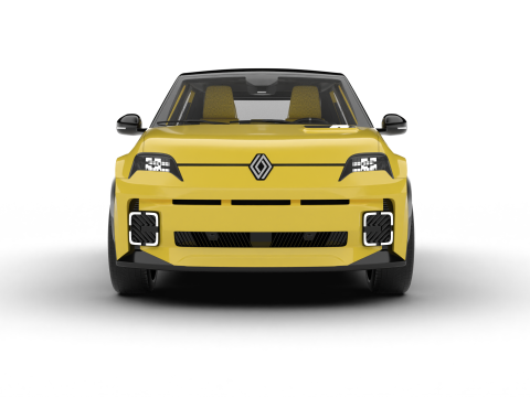 Renault 5 E-Tech 2025 Model 3D