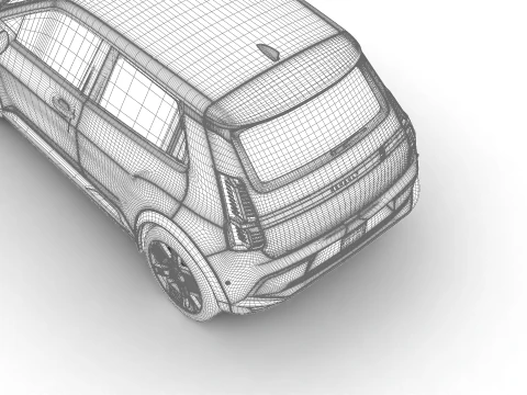 Renault 5 E-Tech 2025 3D Model