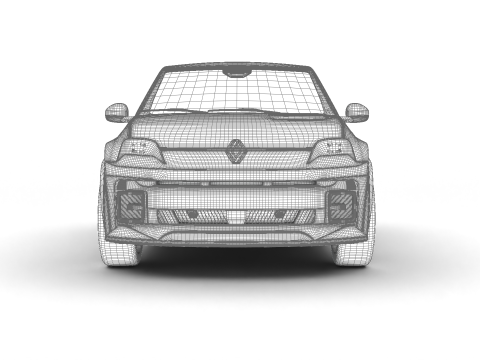 Renault 5 E-Tech 2025 Model 3D