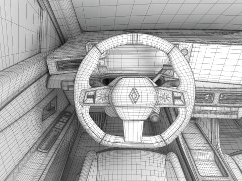 Renault 5 E-Tech 2025 Model 3D