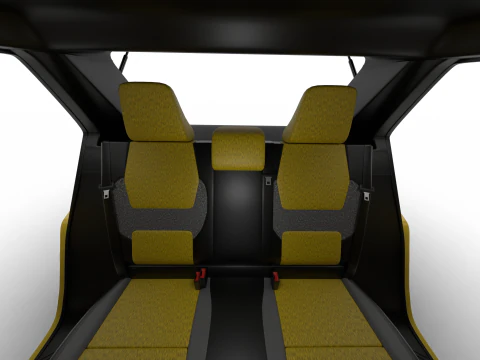 Renault 5 E-Tech 2025 HQ 3D Model