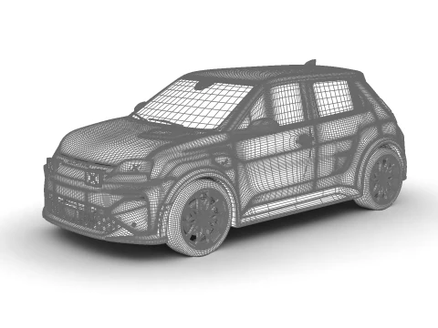 Alpine A290 GTS 2025 3D Model