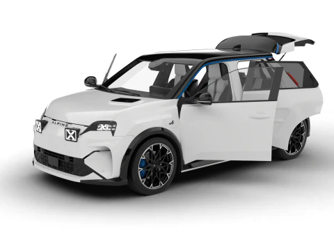 阿尔派 A290 GTS 2025 总部 3D 模型