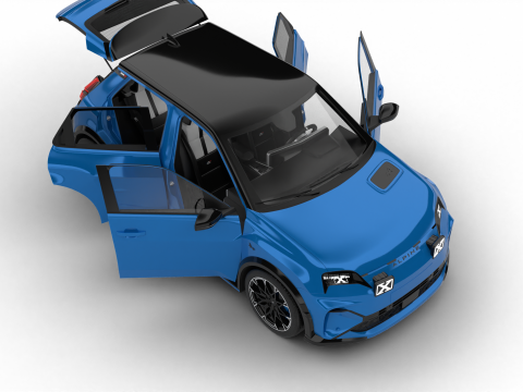 Alpine A290 GTS 2025 HQ 3D Model