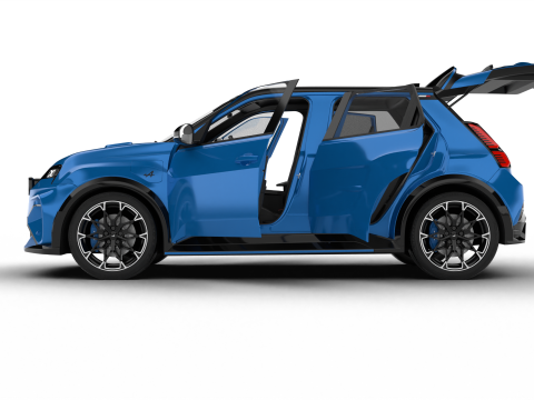 Alpine A290 GTS 2025 HQ 3D Model