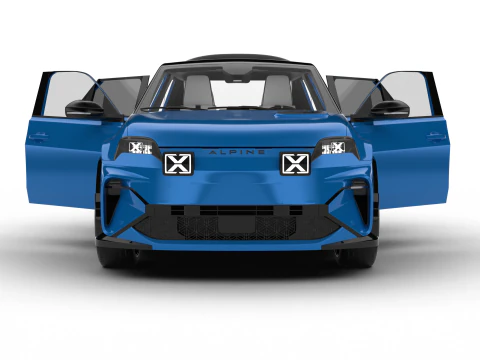 阿尔派 A290 GTS 2025 总部 3D 模型