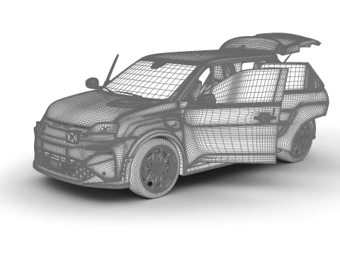 阿尔派 A290 GTS 2025 总部 3D 模型